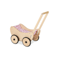 Miniatyrbild 3 av 3: Rootz 2-delade dockbarnvagnsset 'Trixi' - Trävagn - Barnvagn - Justerbart handtag - 47cm x 35cm x 53cm