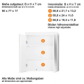 Miniatyrbillede 4 af 11: udefineret White/Oak