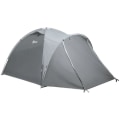 Pikkukuva 5 / 6: Rootz-teltta - 2-3 hengen teltta - Leirintäteltta - Lasikuituovi - Vetoketjulla verkkoikkuna - Polyesterikangas/verkkokangas - Harmaa - 350L x 220L x