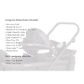 Miniatyrbild 3 av 3: Rootz Babystolsadapter för hopfällbar vagn - Babysitsfäste - Babystolskontakt - Plast - 6cm x 11cm x 11cm