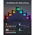 Miniatyrbillede 3 af 8: Rootz sengebord med stikkontakter - Natbord - Endebord - MDF spånplade - Rigelig opbevaring - 35 cm x 40 cm x 55 cm - Ask sort