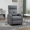 Pikkukuva 7 / 10: Rootz Relaksation Napr Chair - Rucliner - Lounger - Pocket Spring Core - tukee jopa 150 kg - 67 x 87 x 98 cm - harmaa