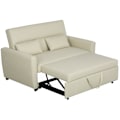 Miniatyrbild 1 av 11: Rootz 2 -i -1 bäddsoffa - Cabriolet Couch - Justerbar ryggstöd - Velvet look - 155 cm x 90 cm x 88,5 cm - perfekt för ultimat komfort