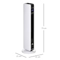 Pikkukuva 3 / 5: Rootz Heater - Lämmittimen tuuletin - 2000W Sähkölämmitin - Keraaminen Lämmitystorni kaukosäätimellä - Oscillation Heater - ABS PA - Valkoinen + Musta