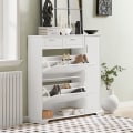 Pikkukuva 3 / 7: Rootz-kenkäkaappikippi - Kenkäsäilytys - Kenkien järjestely - Kompakti muotoilu - Monipuolinen säilytys - Kestävä MDF- ja PB-materiaali - 120cm x 111c