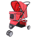 Miniatyrbillede 6 af 11: Rootz Hundevogn - Rød - Stof, Nylon', Jern - 29,53 cm x 17,72 cm x 38,19 cm