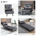 Miniatyrbillede 4 af 10: Rootz afslapningsstol - Scandi Design hvilestol - Læsestol - 5-niveau justerbart ryglæn - Ekstra pude - Stålramme - 63W x 73D x 81H cm