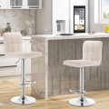 Miniatyrbillede 4 af 8: Rootz Justerbar Barstol - Bordskammel - Drejestol - Ergonomisk design - Høj holdbarhed - Gulvbeskyttelse - 92cm-114cm x 60cm-82cm
