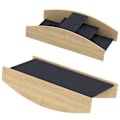 Pikkukuva 1 / 11: Rootz Agility Dog Swing - 2 -in -1 -rokkari ja portaat - liukumaton lemmikkiramppi - FIR Wood - parantaa tasapainoa ja ketteryyttä - 80 cm x 39,5 cm
