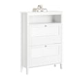 Miniatyrbillede 1 af 9: Rootz skoskab - Opbevaring i entré - Skoopbevaring - MDF og PB - 80 cm x 108 cm x 25 cm - Letvægts - Nem montering