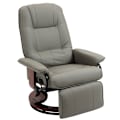 Miniatyrbild 10 av 10: Rootz Swivel Recliner Stol - TV-stol - Manuellt fotstöd - konstläder - 78cm x 87cm x 100cm
