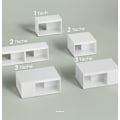 Miniatyrbillede 3 af 5: Rootz 3-delt sofabord - Redeborde - Spånplade - Opbevaringsplads - 30 cm x 60 cm x 40 cm - Snehvide