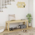 Miniatyrbild 2 av 7: Rootz stoppade bänkar - Träbänk - Köksbänk - Massivt trä - 3-sits bänk - Furu - Natur - 120 Cm X 33 Cm X 45 Cm