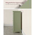 Miniatyrbillede 5 af 8: Rootz Forest Green Opbevaringsskab - Højskab - MDF - 45 kg Tophylde Kapacitet - 30 cm x 55 cm x 82 cm