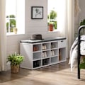 Miniatyrbillede 3 af 8: Rootz Skoskab - Skostativ - 10 par sko - Skoskabe - Hvid - 104 x 30 x 48 cm