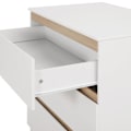 Miniatyrbillede 7 af 9: Rootz 2-i-1 puslebord - Vuggekommode - Opbevaringsenhed - Komfortabel højde - Sikkert design - Rigelig opbevaring - 80 cm x 48 cm x 78 cm