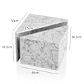 Miniatyrbillede 4 af 7: Rootz Heavy Duty udendørsbord - Picnicbord - Foldebord - Aluminiumsstel - 120 cm x 60 cm x 70 cm