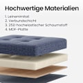 Miniatyrbillede 4 af 4: Rootz sæde afføring med opbevaringsplads - sammenfoldelig bænk - opbevaringsboks - max. Statisk støtte 300 kg - 38,1 cm x 76,1 cm x 40,1 cm