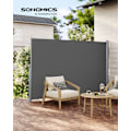 Miniatyrbillede 2 af 9: Rootz Sidefortelt Privacy Screen - Balkonskærm - Terrassevindbeskyttelse - Nem montering - Aluminiumsramme - Polyesterstof - 160cm x 300cm x 200cm