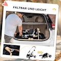 Miniatyrbild 8 av 10: Rootz 3 i 1 Dog Buggy - Pet Car Seat - Foldbar Carrier - Lätt design - 83 cm x 61 cm x 103 cm, blått, silver