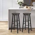 Miniatyrbillede 2 af 10: Rootz Industriel Barstol - Bordskammel - Metalskammel - Robust stålramme - Alsidigt design - Komfortfunktioner - 71 cm Sædehøjde x 30 cm Sædediameter