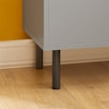 Miniatyrbillede 8 af 8: Rootz Moderne køkkenskab - Skænk - Entreskab - Kommode - MDF og metalkonstruktion - Justerbare hylder - Anti-Tip Design - 80cm x 75cm x 35cm