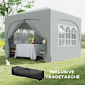 Pikkukuva 7 / 11: Rootz 3x3m huvimaja - pop -up puutarhateltta - kannettava suoja - UPF50+ Protection - 300X300X273cm