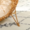 Miniatyrbild 5 av 7: Rootz Cat Cave - Cat Bed - Cat House - Rattan Cat Basket - Soft Cushion - Ø 40 x 32 cm - Brown - Stylish & bekväm viloplats
