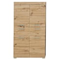 Miniatyrbillede 10 af 11: Rootz Badeværelsesskab - Højskab med åbent rum - Højglans - 37 x 132 x 31 cm