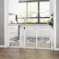Pikkukuva 9 / 10: Rootz Pet Gate - Koiraportti - Koiran este - Turvaportti - Valkoinen - 113-166 x 36 x 71 cm
