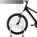 Miniatyrbillede 2 af 8: Rootz galvaniseret jern cykelstativ - Cykelholder - Hjulstativ - Ridse- og vejrbestandig - Universal Fit - Pladsbesparende - 16 mm x 35-55 mm