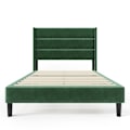 Pikkukuva 11 / 11: Rootz yhden hengen sänky - Säleet sängynpääty - Velvet Look - Tyylikäs ja mukava - 90 x 200 cm - Säilytystilalla - 96 L x 209 S x 111 K cm