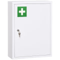 Miniatyrbild 1 av 5: Rootz Kleankin Medicinskåp - Säker förvaring - Barnsäker organisatör - Kallvalsat stål - 40 cm x 15 cm x 53,5 cm