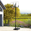 Miniatyrbillede 2 af 5: Rootz Basketball Hoop Stand - Justerbar kurv - Mobilt bagplade - Splintfrit design - 110 cm x 75 cm - Højde 295-365 cm