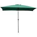 Miniatyrbillede 1 af 6: Rootz rektangulær parasol - Aluminium Garden Shade - UV -beskyttelse - 2,95 m x 1,95 m x 2,53m - Polyester med høj densitet