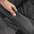 Miniatyrbillede 9 af 11: Rootz Justerbar drejestol - Kontorstol - Ergonomisk hvilestol - Massagefunktion - Faux læder - 68,5x68,5x113-121cm