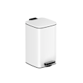 Miniatyrbillede 1 af 6: Rootz White Kosmetikspand - Makeup Organizer - Badeværelset skraldespand - Stål ydre beholder - PP plastik Indvendig spand - ABS plastik Base - 23,9 c