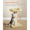 Miniatyrbild 4 av 8: Rootz Cat skrapstolpe - Kitty Scratcher - Sisalstolpe - Skyddar möbler - 60cm x 30cm x 40cm