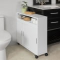 Miniatyrbillede 7 af 7: Rootz Ny version Toiletpapirrulleholder til badeværelse - Opbevaringsskab til badeværelset Skab på hjul
