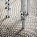 Miniatyrbillede 5 af 7: Rootz Modern Design Sidebord - Rundt bord - Håndlavet bord - Blank overflade - Aluminiumsmateriale - 44cm x 44cm x 63cm