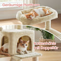 Miniatyrbillede 3 af 6: Rootz Cat Scratching Post - Cat Tree - Scratch Tower - Sisal indpakket - 48 x 48 x 96 cm