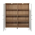 Pikkukuva 9 / 9: Rootz Bathroom Dresser - Storage Cabinet - Bath Organizer - Scandinavian Design - White Matt with Artisan Oak - 36x79x29 cm
