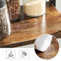 Miniatyrbillede 4 af 7: Rootz Spice Rack - Krydderihylde Organizer - 3 niveauer Krydderiste - Krydderihylde - Vintage Brun/Sort - 41 x 18 x 53 cm