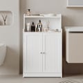Miniatyrbillede 2 af 5: Rootz badeværelse skab - opbevaring af badeværelser - 2 -dørs skab - justerbare hylder - MDF - 30 x 60 x 100 cm