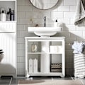 Miniatyrbillede 3 af 9: Rootz Vask Underskab - Badeværelsesskab - Håndvaskstativ - Fugtbestandig - Nem montering - MDF Konstruktion - 60cm x 60cm x 30cm