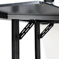 Miniatyrbillede 8 af 9: Rootz L-formet spillebordsbord - Computerbord - Racing skrivebord - Rigelig plads - Organiseret opsætning - Holdbar konstruktion - 168W x 109D x 78H c