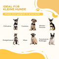 Miniatyrbild 4 av 10: Rootz Dog Barrier - Träport för husdjur - Hundstaket inomhus - Kaffefinish - Justerbara paneler - Lilla hundvänligt - 154,5 cm x 29,5 cm x 61 cm