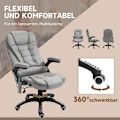 Miniatyrbillede 8 af 10: Rootz Massage Kontorstol - Ergonomisk Executive Stol - Varmeelementer - Højdejusterbar - 68cm x 72cm x 110-120cm - Grå