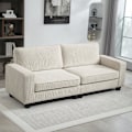 Miniatyrbillede 8 af 10: ROOTZ 3 -SEATER SOFA - Stue Couch - White Sofa - Optimal support - 227 x 84 x 87 cm