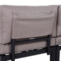Miniatyrbillede 11 af 11: Rootz Havemøbelsæt - Sidebordssofa - Sofasæt - Sofabord - Sofa med hynder - Aluminium - 164 x 74 x 69 cm
